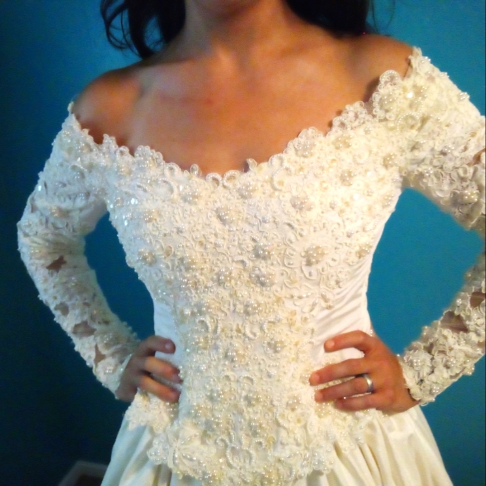 Wedding Gown,  Boxed and ready to Ship!